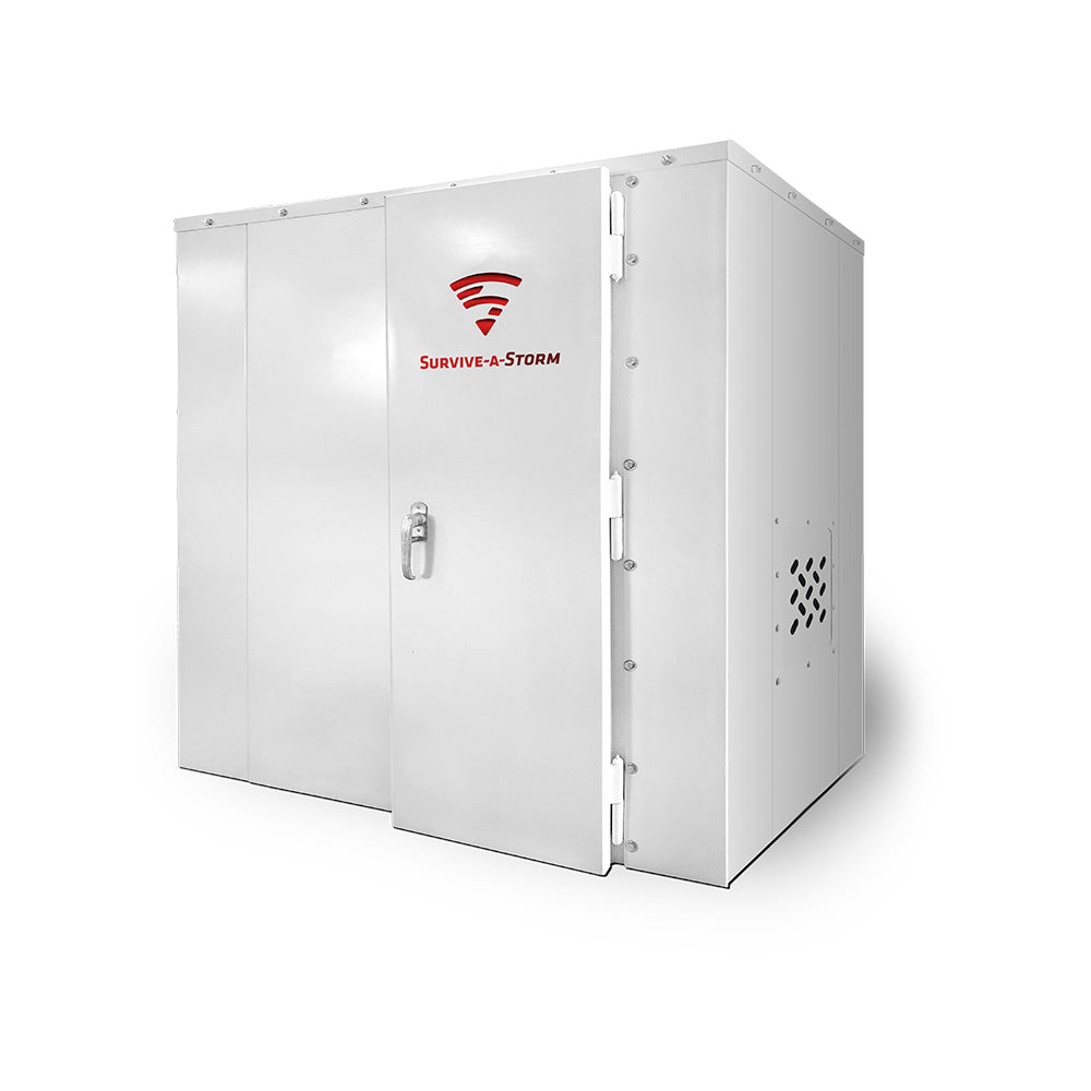 Survive-A-Storm Panelized/Modular - Storm Shelter Safe Room – EF5 Rated Protection 6ft x 4ft x 7ft Tall