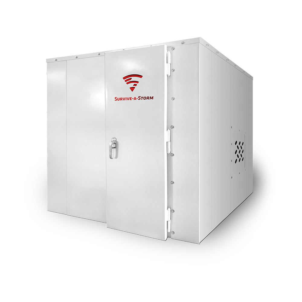 Survive-A-Storm Panelized/Modular - Storm Shelter Safe Room – EF5 Rated Protection 6ft x 6ft x 7ft Tall