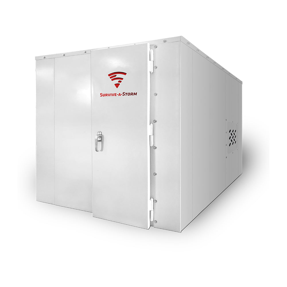 Survive-A-Storm Panelized/Modular - Storm Shelter Safe Room – EF5 Rated Protection 6ft x 8ft x 7ft Tall