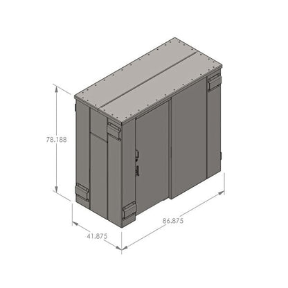 Swisher ESP Safety Shelter - Panelized/Modular Storm Shelter/Safe Room – EF5 Rated Protection 6 person capacity SR84x039G