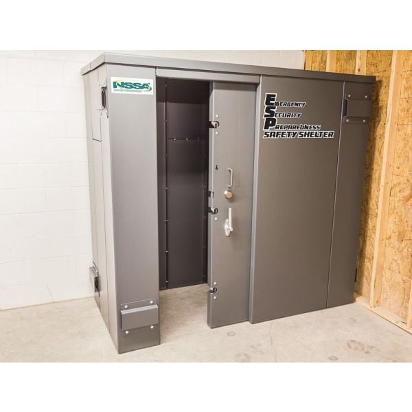 Swisher ESP Safety Shelter - Panelized/Modular Storm Shelter/Safe Room – EF5 Rated Protection 6 person capacity SR84x039G