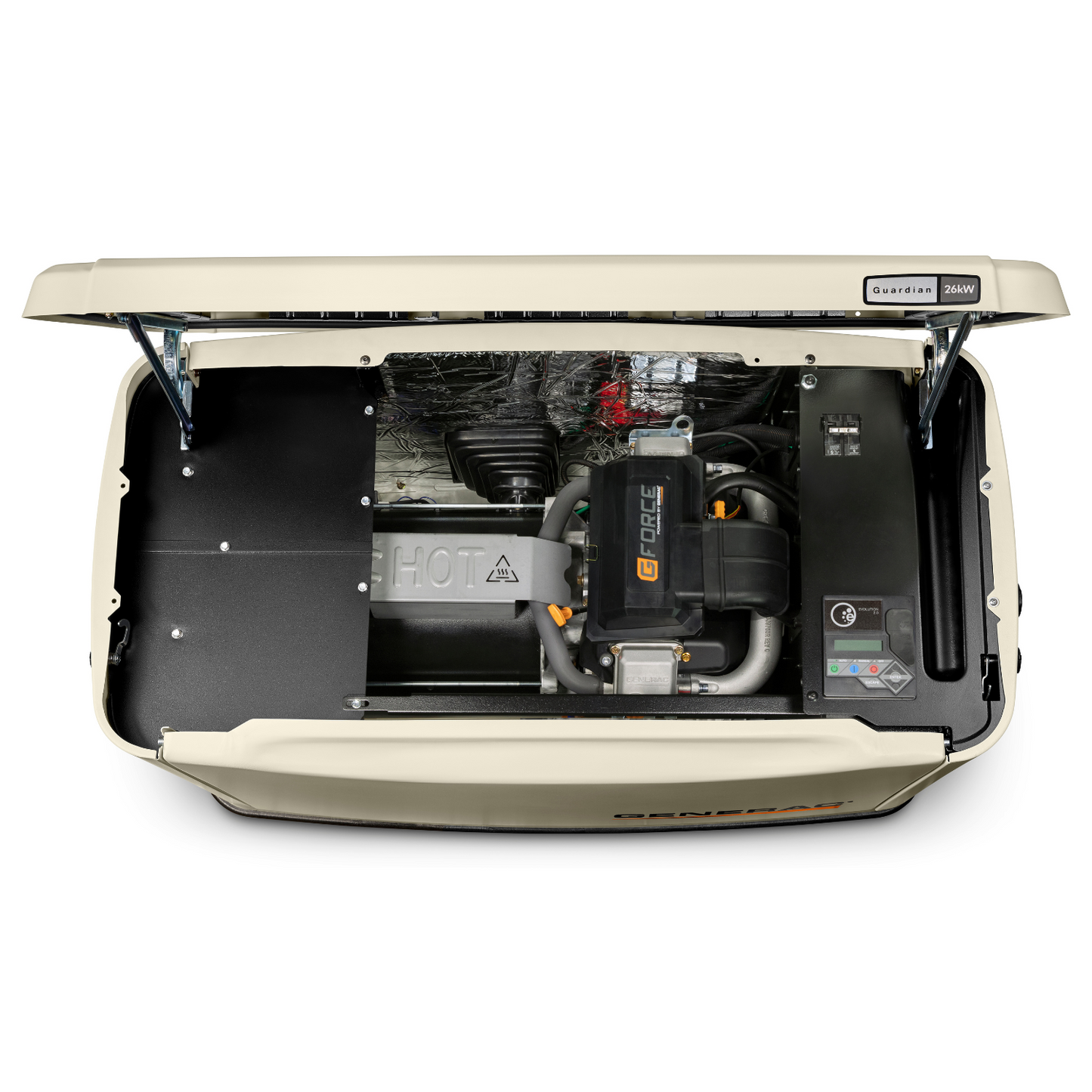 Generac Guardian 26kW Dual Fuel Home Standby Generator w/ 200 Amp Transfer Switch Wi-Fi Enabled GPS7291