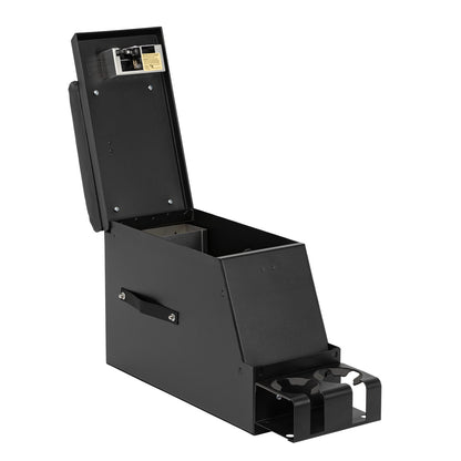 Tuffy Series II Center Console Safe – Universal Locking Console (8” Wide)