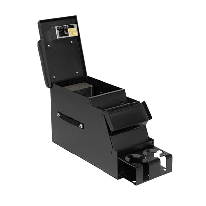 Tuffy Deluxe Stereo Center Console Safe – Universal Locking Console (8” Wide)