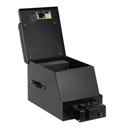 Tuffy Series II Center Console Safe – Universal Locking Console (12.5” Wide)