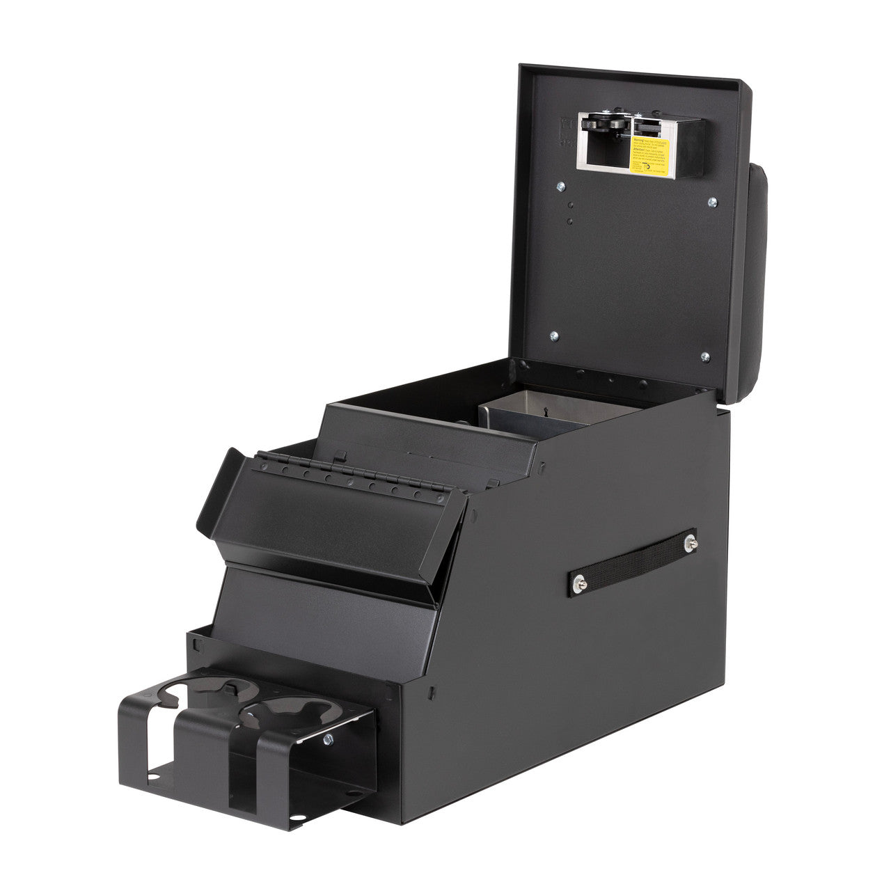 Tuffy Deluxe Stereo Center Console Safe – Universal Locking Console (10” Wide)