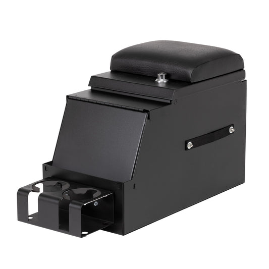 Tuffy Deluxe Stereo Center Console Safe – Universal Locking Console (10” Wide)