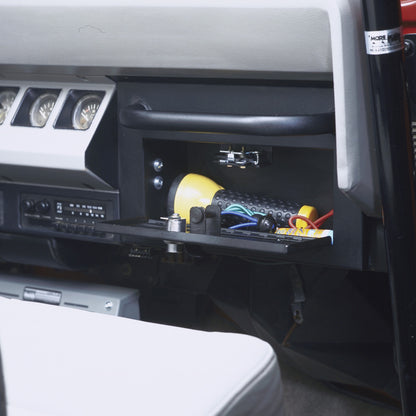 Tuffy Jeep Wrangler YJ Locking Glove Box (1987–1995) – Steel Security Replacement