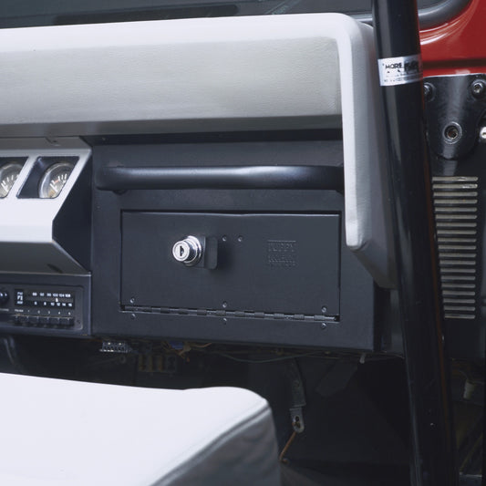 Tuffy Jeep Wrangler YJ Locking Glove Box (1987–1995) – Steel Security Replacement