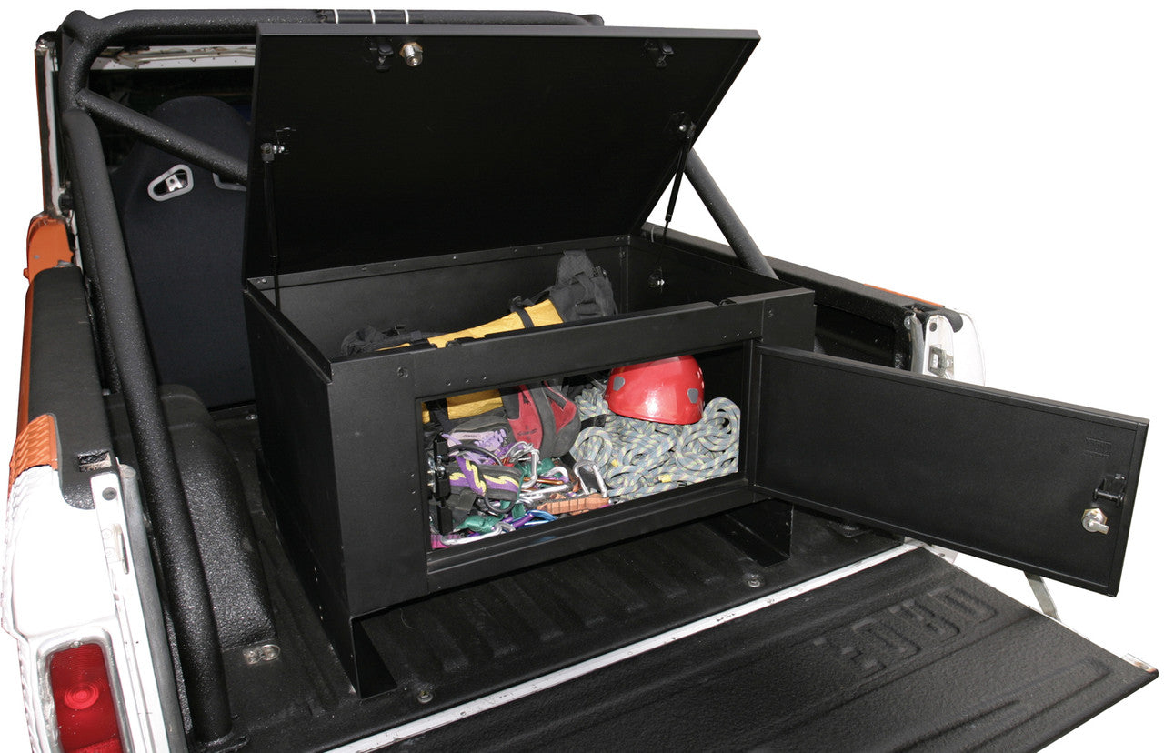 Tuffy Mid-Size SUV Cargo Security Lockbox – Dual Access Lockable Storage System