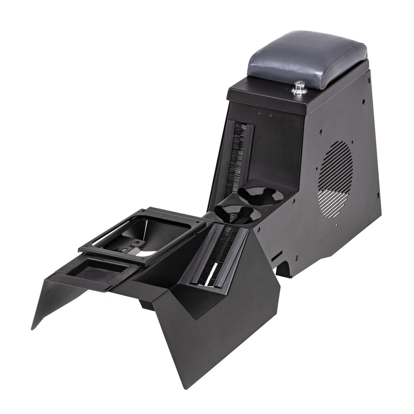 Tuffy Jeep Wrangler TJ Center Console Safe w/ Speaker (1997–2006) – Series II Locking Console