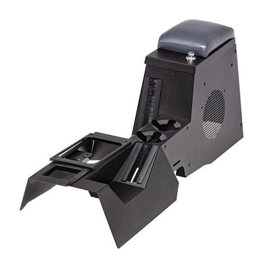 Tuffy Jeep Wrangler TJ Center Console Safe w/ Speaker (1997–2006) – Series II Locking Console