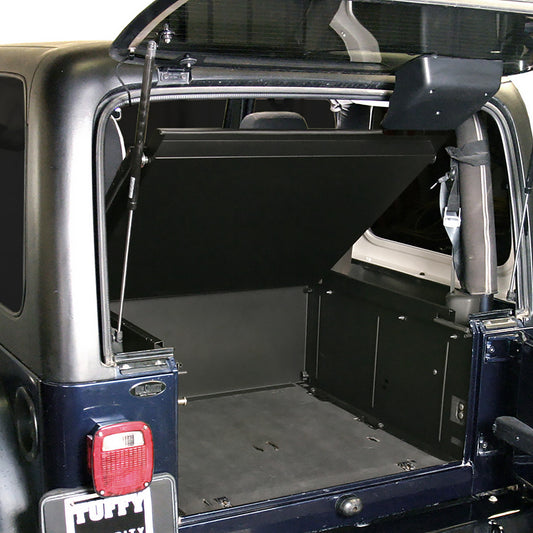Tuffy Deluxe Cargo Enclosure Jeep Wrangler YJ / TJ / LJ (1987–2006) – Lockable Rear Storage System