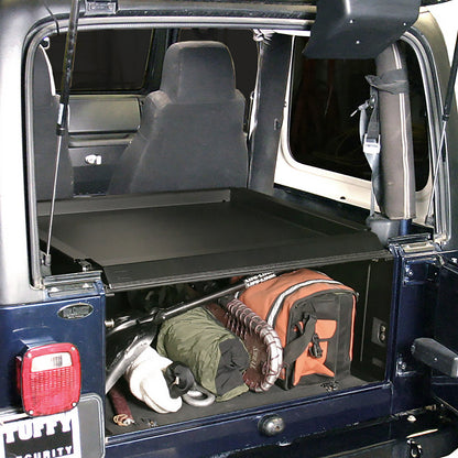 Tuffy Deluxe Cargo Enclosure Jeep Wrangler YJ / TJ / LJ (1987–2006) – Lockable Rear Storage System