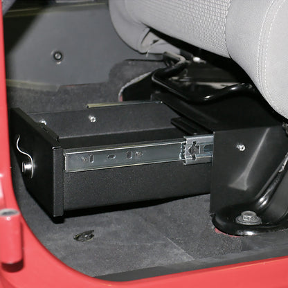Tuffy Jeep Wrangler JK Underseat Security Drawer (2007–2018) – Driver Side