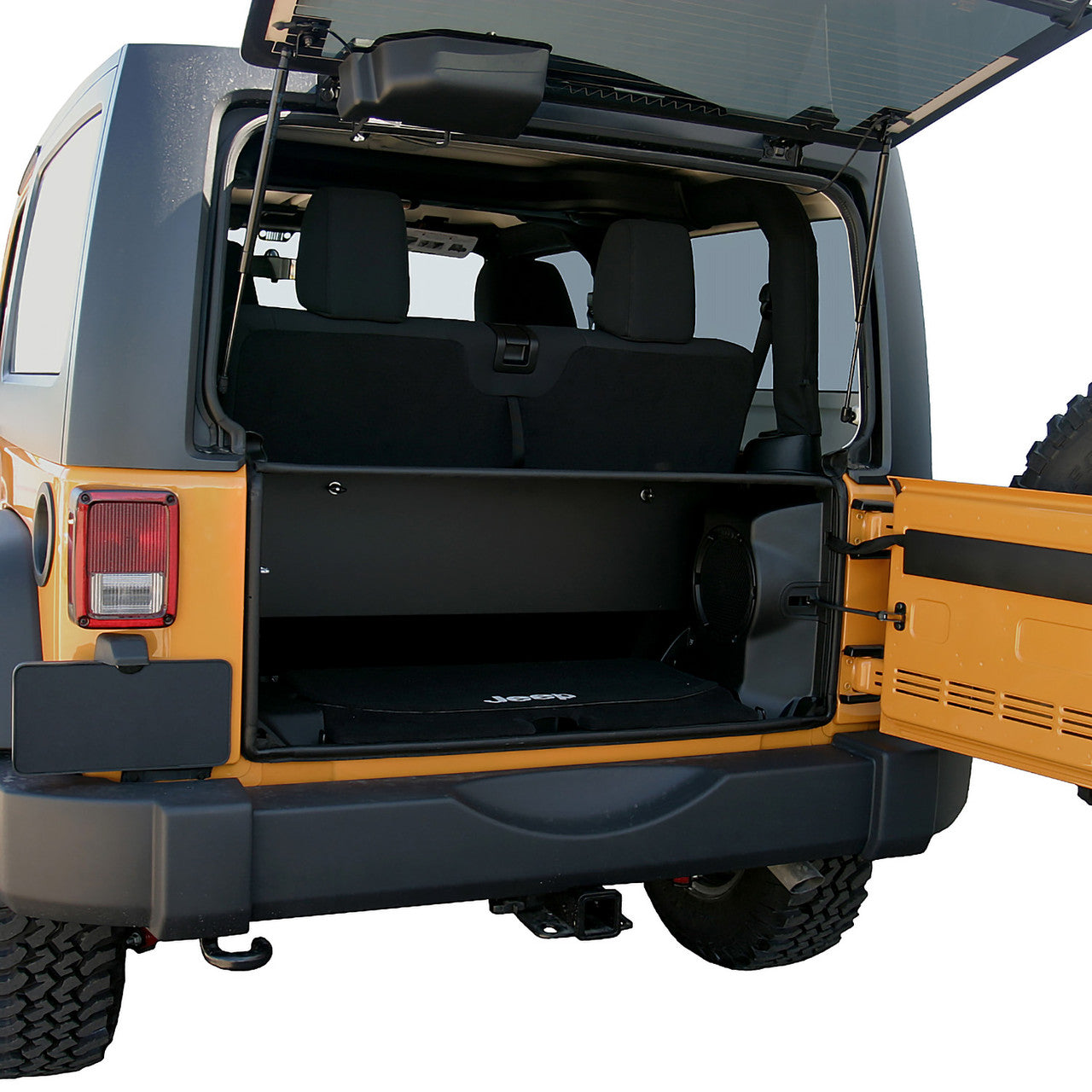 Tuffy Standard Cargo Enclosure Jeep Wrangler JK (2011–2018) – Tailgate Lockable Storage