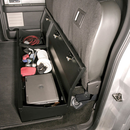 Tuffy Security Products Full Width Underseat Lockbox Ford F-150 Crew Cab 2009-2014 w/o Subwoofer TFY283-01