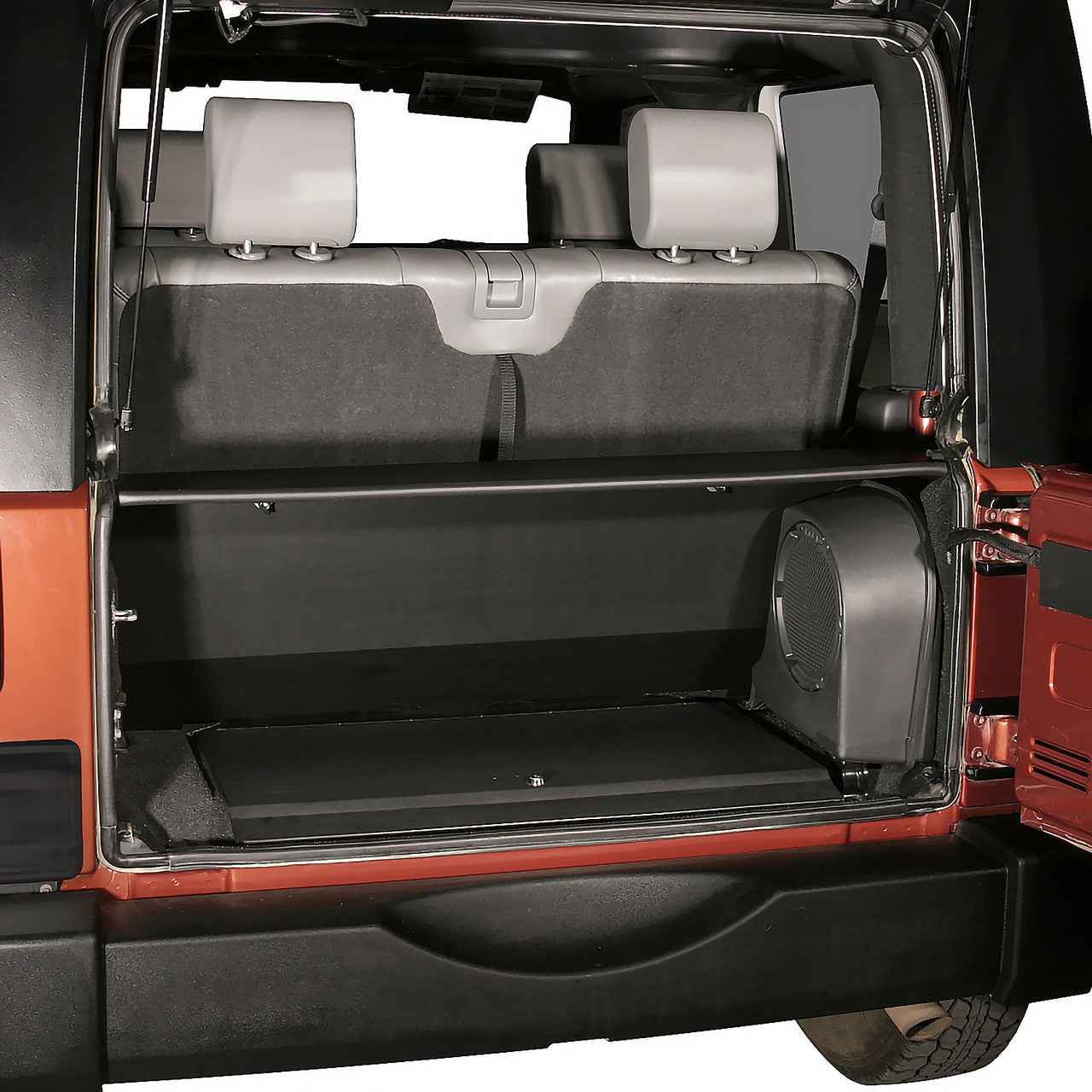 Tuffy Jeep Wrangler JK Cargo Enclosure (2007–2010) – Lockable Rear Storage System