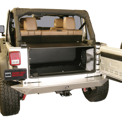 Tuffy Standard Cargo Enclosure Jeep Wrangler JK Unlimited (2011–2018) – Lockable Rear Storage System