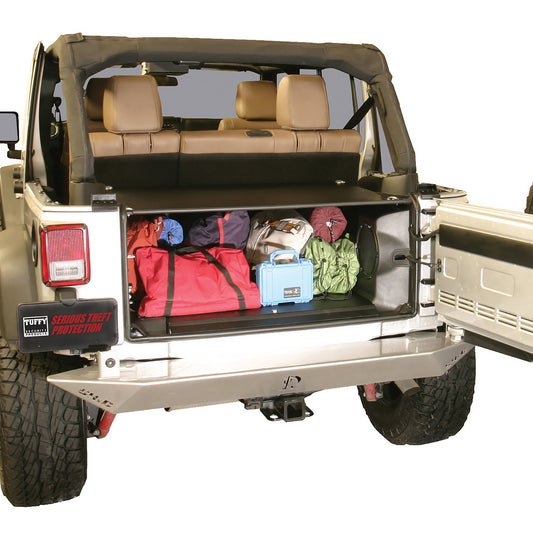 Tuffy Standard Cargo Enclosure Jeep Wrangler JK Unlimited (2011–2018) – Lockable Rear Storage System