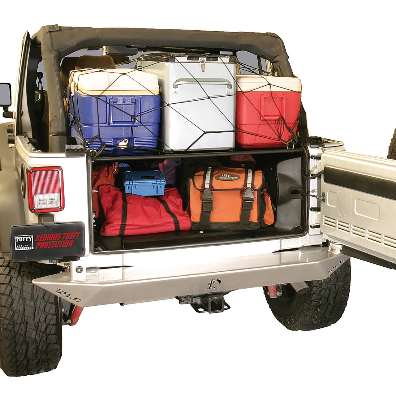 Tuffy Standard Cargo Enclosure Jeep Wrangler JK Unlimited (2011–2018) – Lockable Rear Storage System