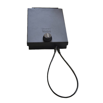 Tuffy Portable Pistol Safe – Compact Lockbox with Security Cable (Universal)