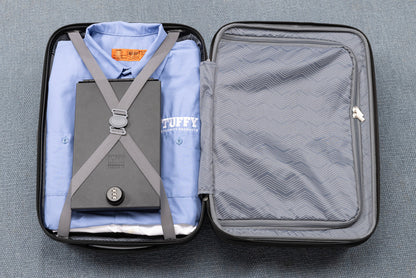 Tuffy Portable Safe for Full-Size Pistols – Lockable Cable-Secured Lockbox (Universal)