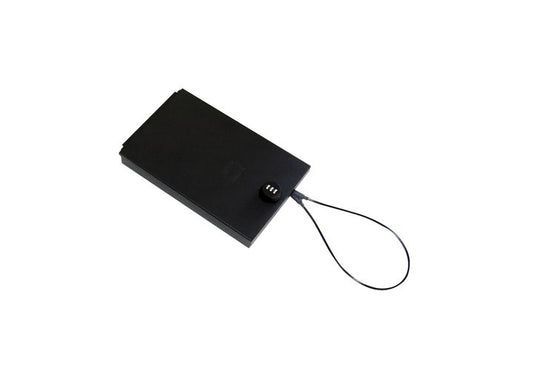 Tuffy Portable Safe for Full-Size Pistols – Lockable Cable-Secured Lockbox (Universal)