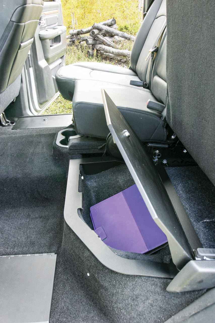 Tuffy RAM Underseat Storage Locking Lid (2009–2026) – Rear Seat Security Upgrade