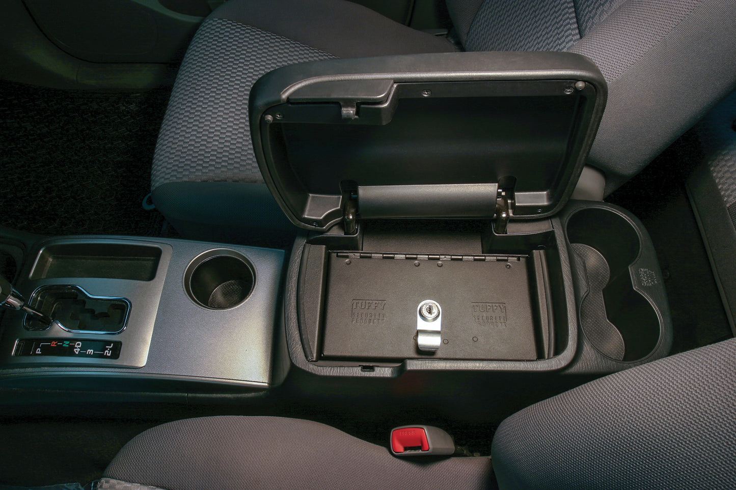Tuffy Console Safe Toyota Tacoma (2005–2015) – Locking Center Console Insert