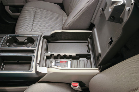 Tuffy Ford Console Safe (F-150, F-250, F-350 & Expedition) – Locking Center Console Insert