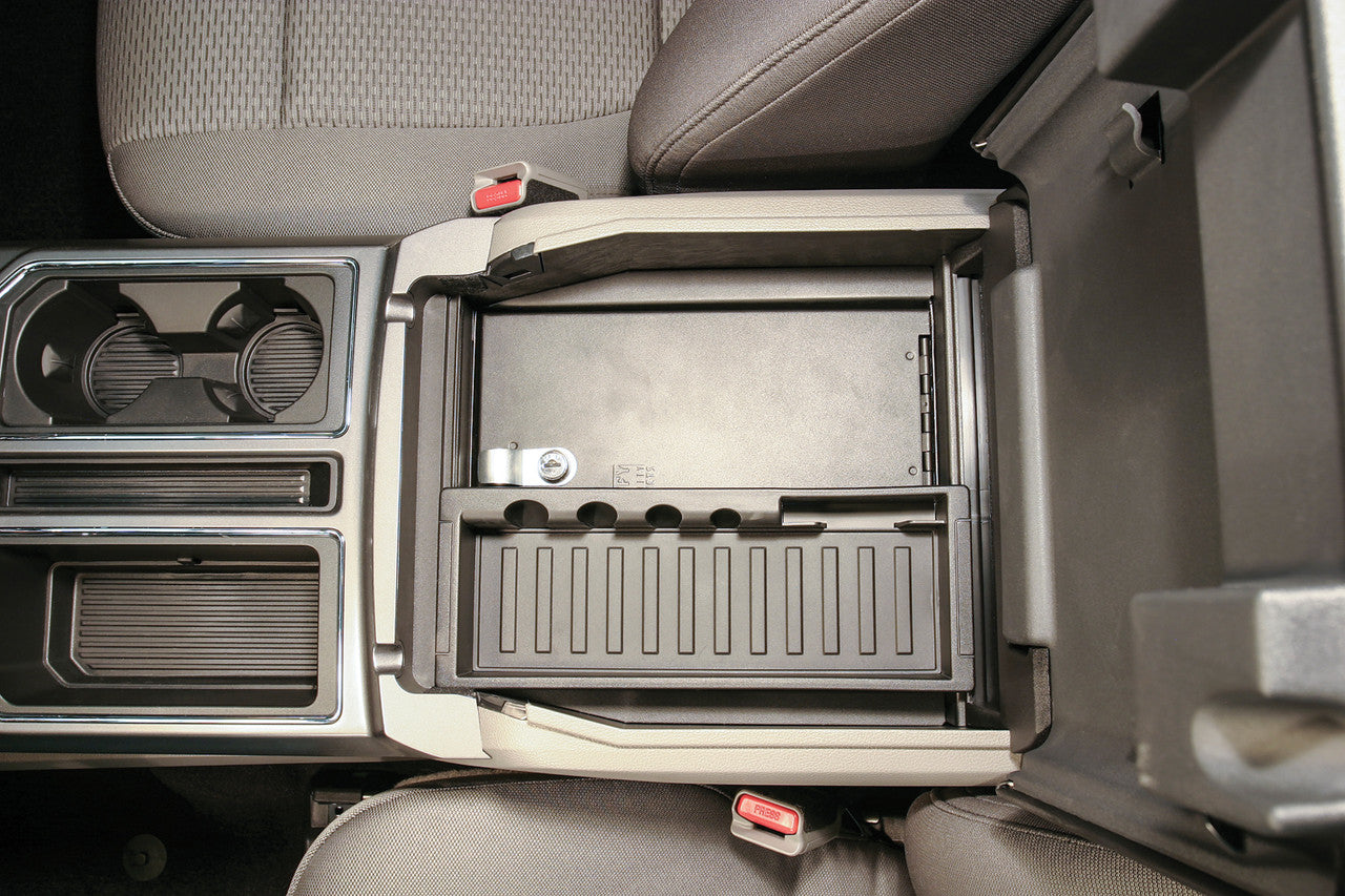 Tuffy Ford Console Safe (F-150, F-250, F-350 & Expedition) – Locking Center Console Insert