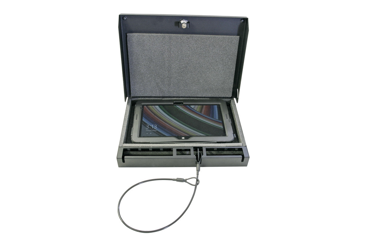 Tuffy Portable Tablet Safe – Lockable Cable & Mount Security Case (Universal)