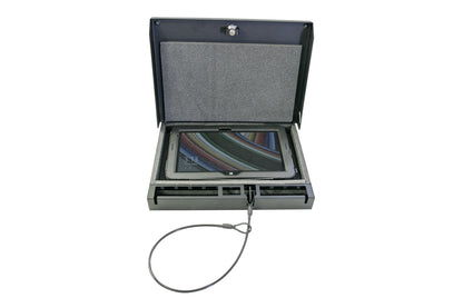 Tuffy Portable Tablet Safe – Lockable Cable & Mount Security Case (Universal)