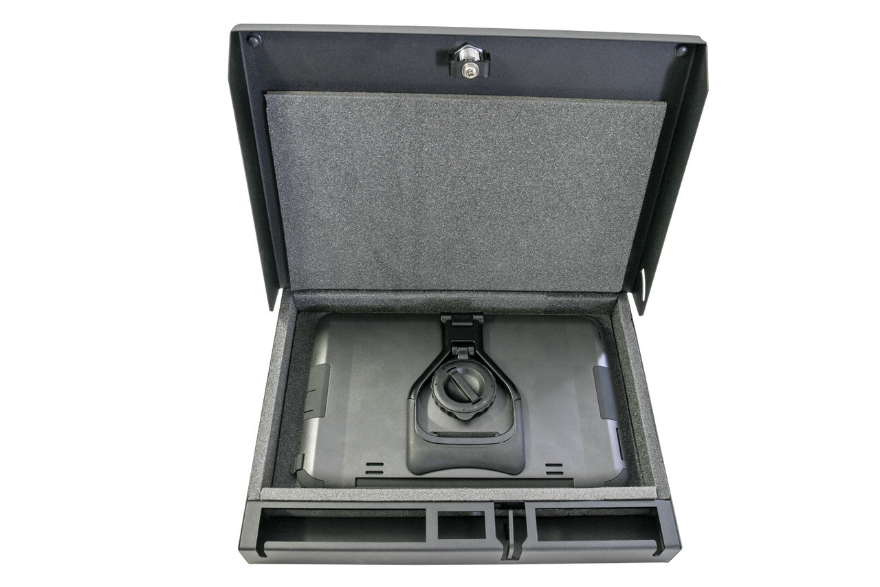 Tuffy Portable Tablet Safe – Lockable Cable & Mount Security Case (Universal)
