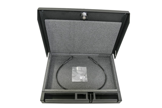 Tuffy Portable Tablet Safe – Lockable Cable & Mount Security Case (Universal)