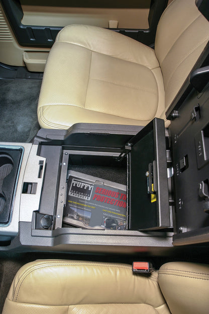 Tuffy Console Safe Ford Super Duty (2011–2016) – Locking Center Console Insert