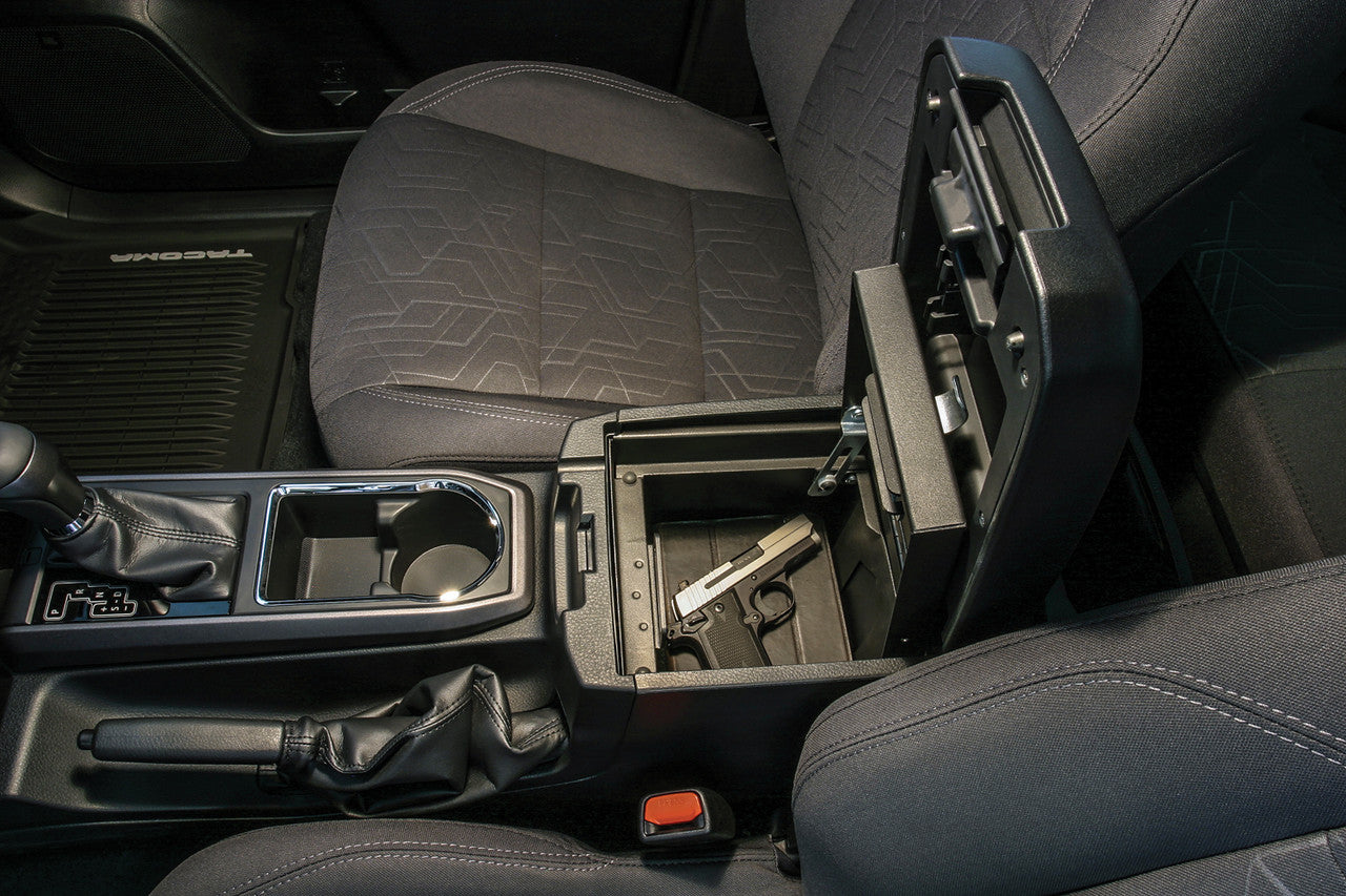 Tuffy Console Safe Toyota Tacoma (2016–2023) – Locking Center Console Insert