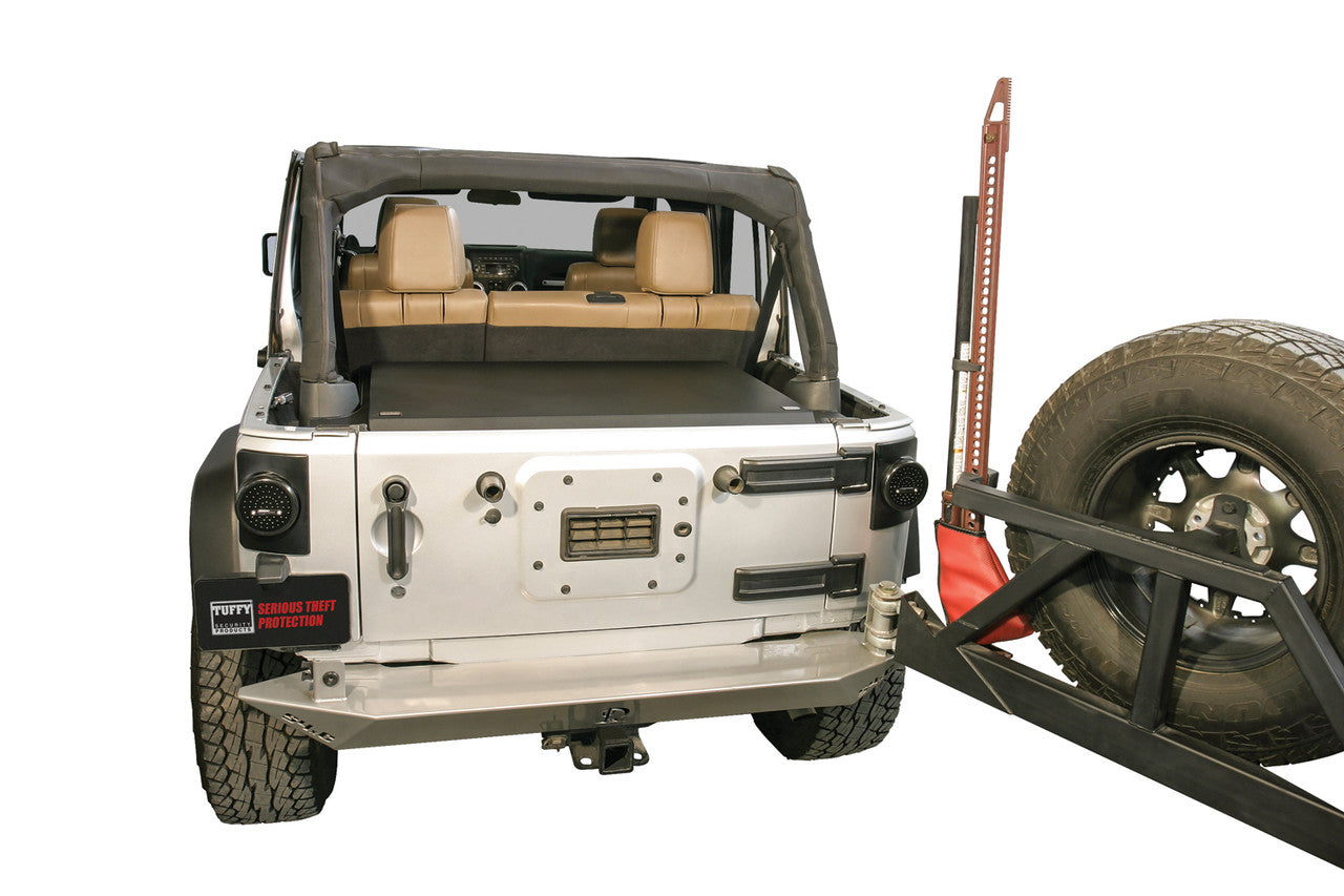 Tuffy Jeep Wrangler JK Deluxe Cargo Enclosure (2011–2018) – Lockable Security Deck System