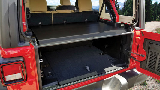 Tuffy Deluxe Cargo Enclosure Jeep Wrangler JL (2018–2026) – Lockable Rear Storage System (No Subwoofer)