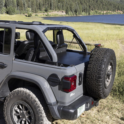 Tuffy Jeep Wrangler JL Deluxe Cargo Enclosure (2018–2026) – Alpine Subwoofer Compatible Security Deck