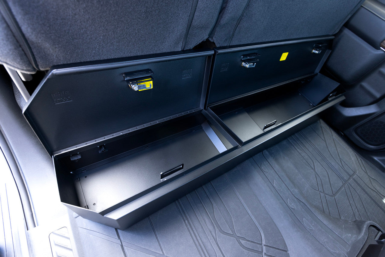 Tuffy Security Products Full Width Underseat Lockbox Chevy/GMC Crew Cab 2019-2025 TFY352-01