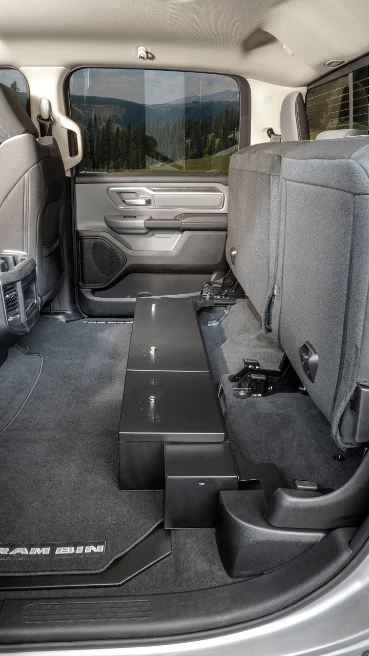 Tuffy Security Products Full Width Underseat Lockbox RAM 1500 Crew Cab 2019-2025 TFY353-01