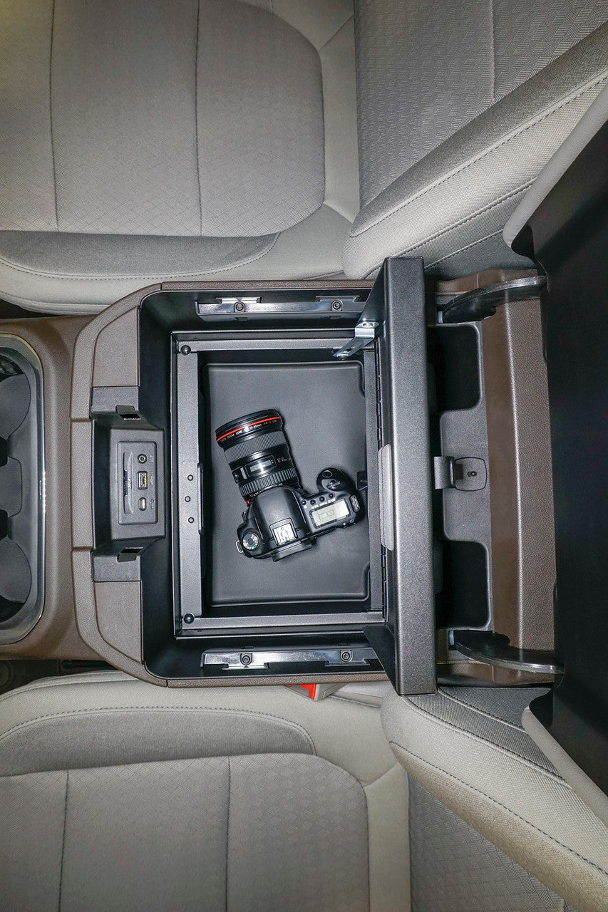 Tuffy Chevy & GMC Console Safe (2019–2026) – Locking Center Console Insert