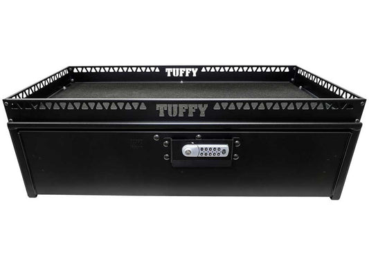 Tuffy Mid-Size SUV Cargo Drawer with Shelf – Lockable Dual-Level Storage