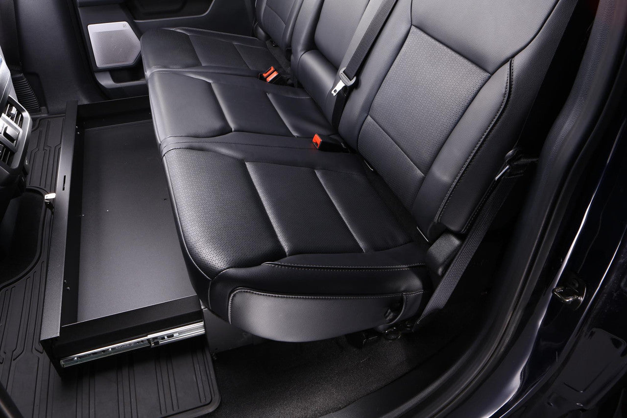 Tuffy Rear Underseat Locking Drawer (Ford F-150/F-250 & Chevy Silverado/GMC Sierra) – Full-Width Storage System