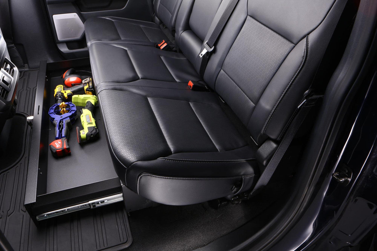Tuffy Rear Underseat Locking Drawer (Ford F-150/F-250 & Chevy Silverado/GMC Sierra) – Full-Width Storage System