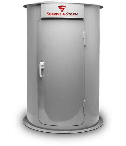 Survive-A-Storm TwisterPod Steel Shelter – EF5 Rated Protection