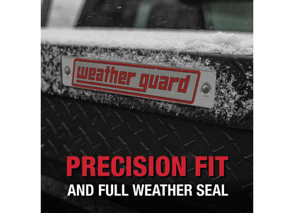 Weather Guard Full EXTRA WIDE GULL WING Aluminum Crossover Saddle-Style Pickup Truck Toolbox - Clear Gloss Powder Coat - WEA114-0-04