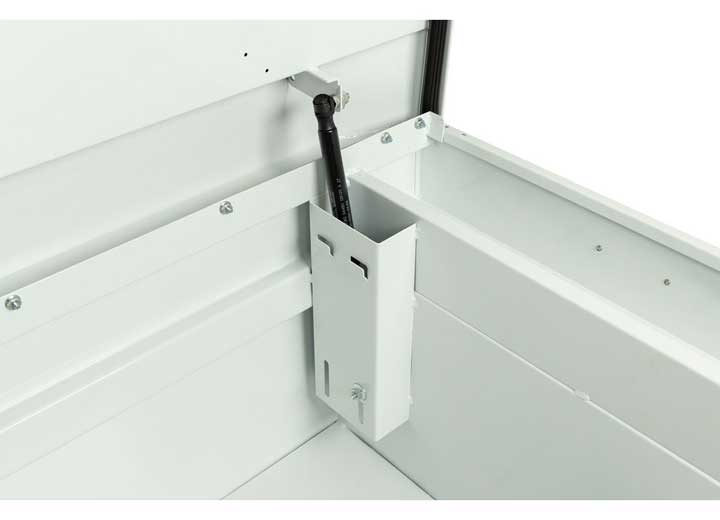 Weather Guard Full EXTRA WIDE STEEL Crossover Saddle-Style Pickup Truck Toolbox - White Powder Coat - WEA116-3-04
